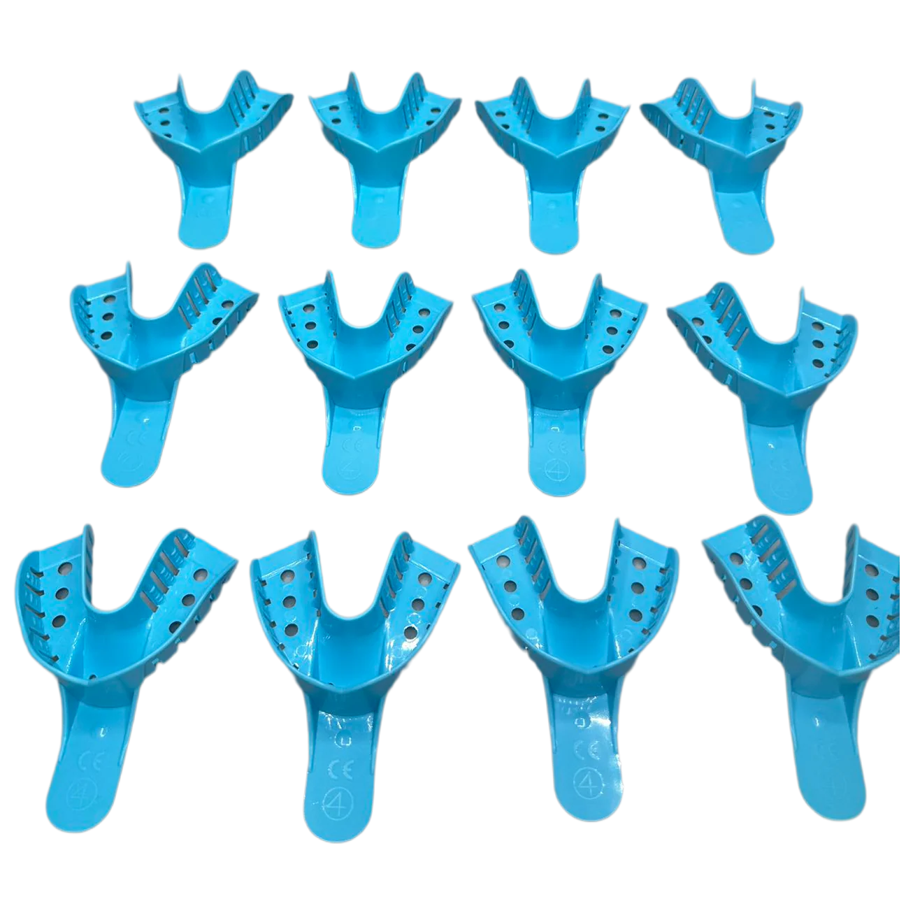 Disposable Dental Bite Trays impression trays 12pcs