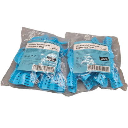Disposable Dental Bite Trays impression trays 12pcs